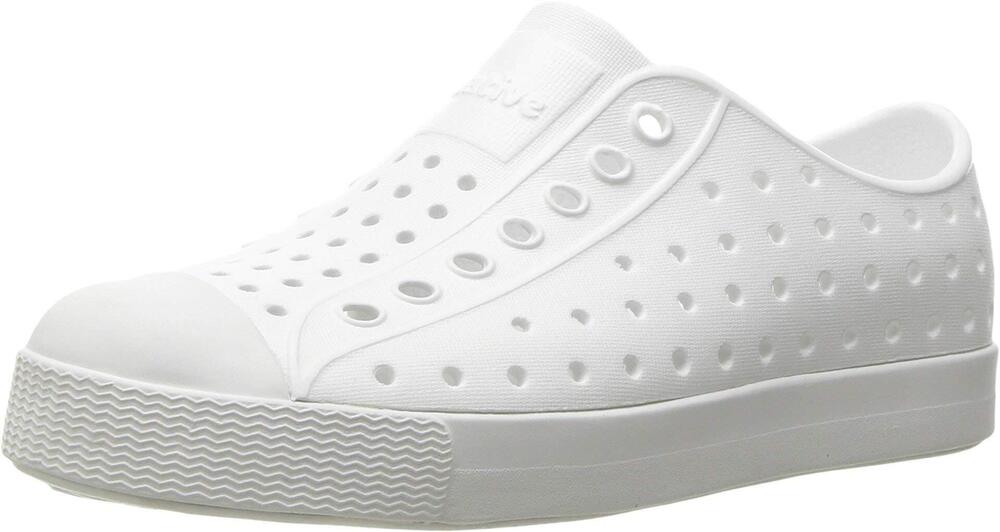 NATIVE SHOES - JEFFERSON CHILD, SHELL WHITE/SHELL WHITE, C4 M US